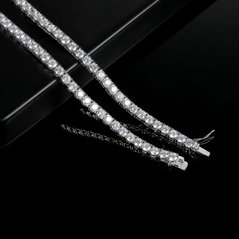 ETHEREA Moissanite Tennis Necklace